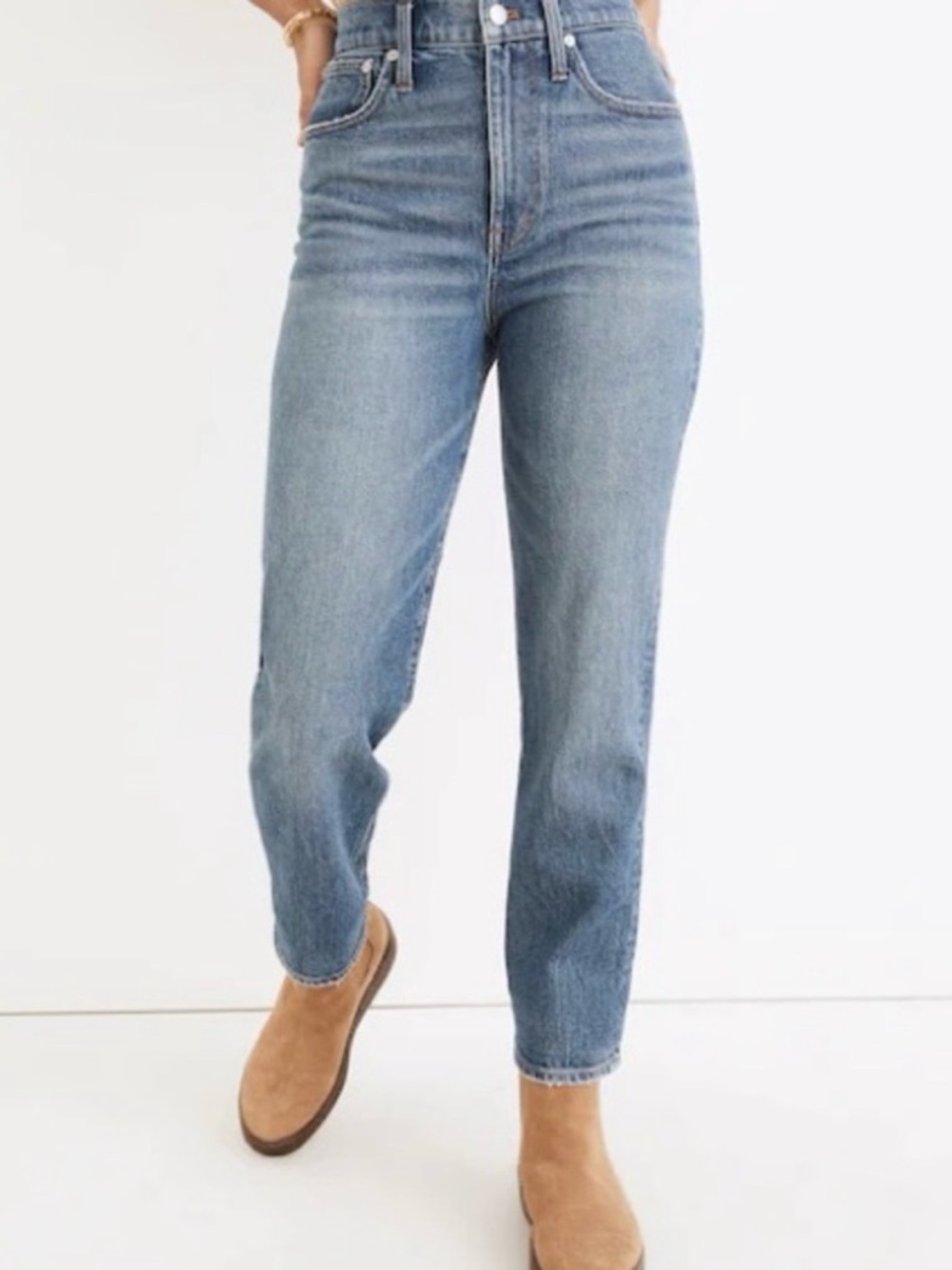 Madewell Perfect Vintage Straight Crop Jean Size 25